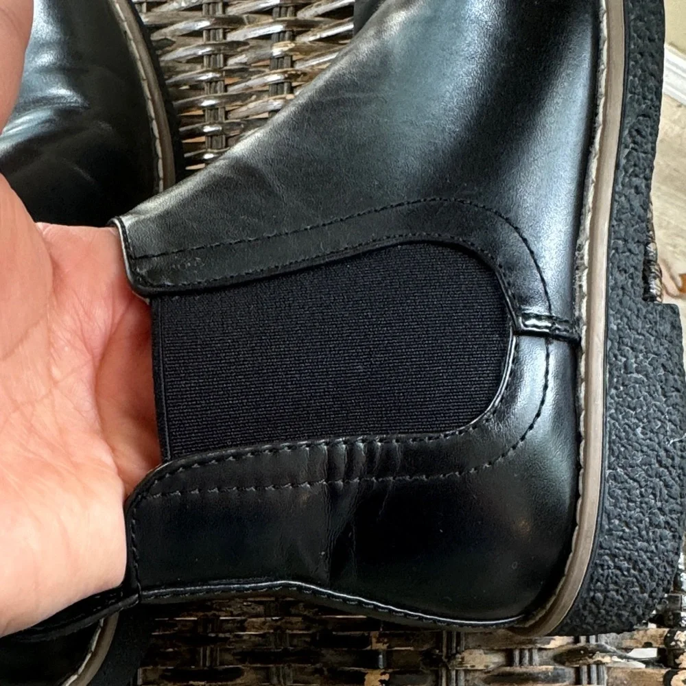 Deer Stags Big Boys Zane black Ankle Boots Kids‎ Size 2